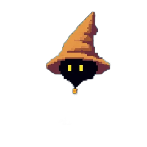 hat, staff, crown, creature transparent PNG cut-out
