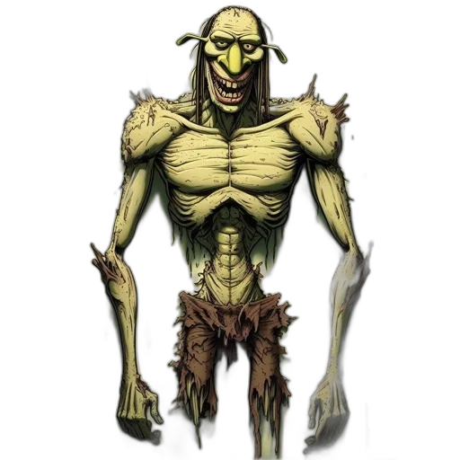 creature, animal, staff, mask transparent PNG cut-out