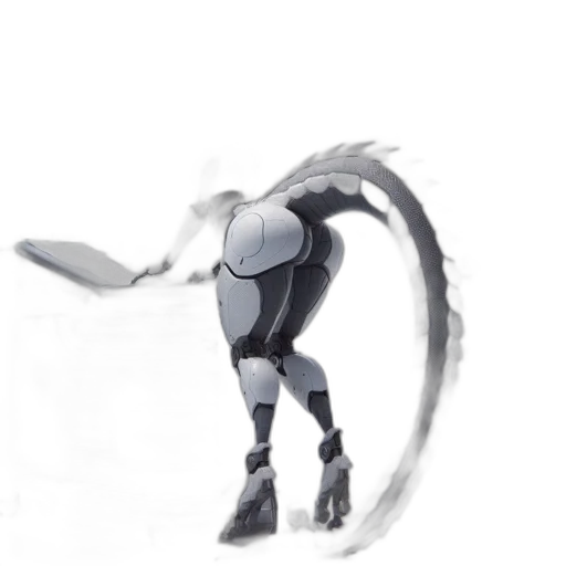 robot, dragon, creature, weapon transparent PNG cut-out