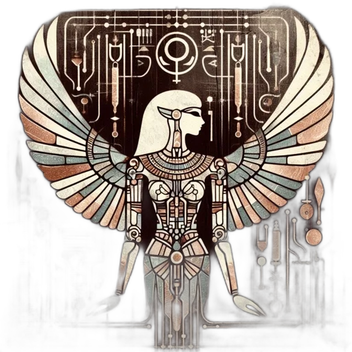 jewelry, robot, concept art, fantasy art transparent PNG cut-out