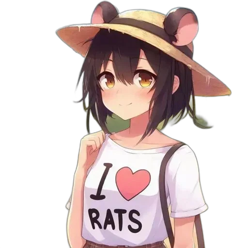 hat, animal, creature, staff transparent PNG cut-out