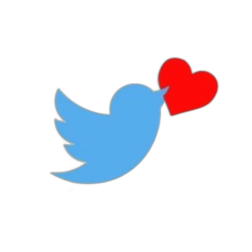 blue, bird, holding, red transparent PNG cut-out