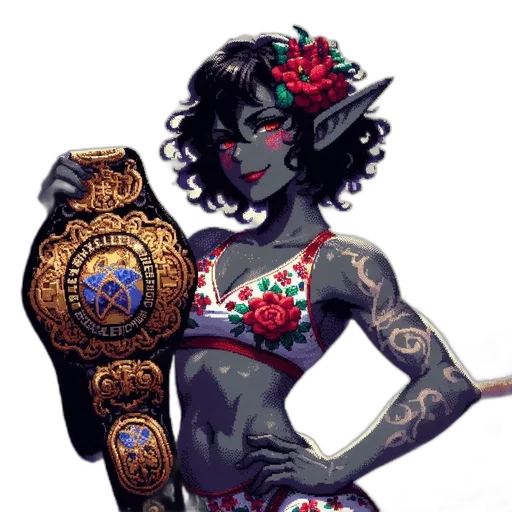 fantasy art, concept art, comic book art, pixel art transparent PNG cut-out