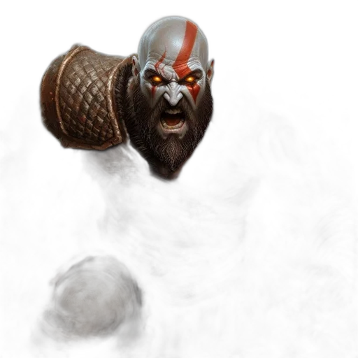 mask, staff, creature, face transparent PNG cut-out