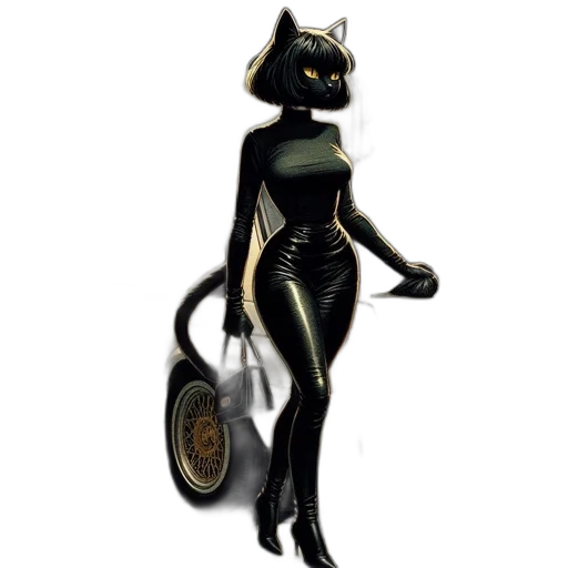 dress, animal, robot, staff transparent PNG cut-out