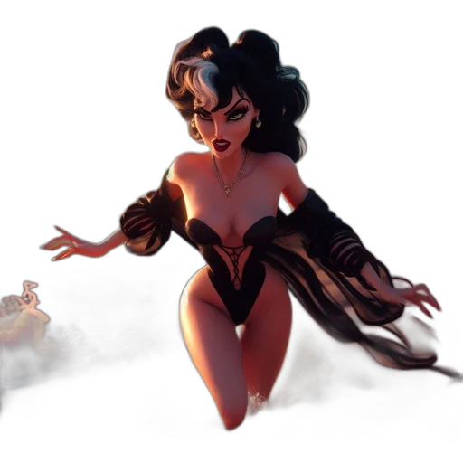 dress, concept art, fantasy art, comic book art transparent PNG cut-out