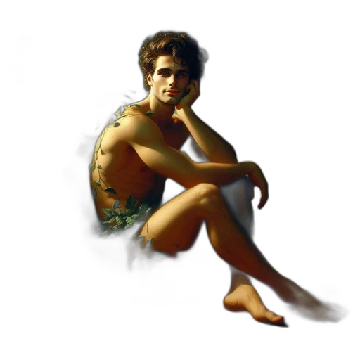 jewelry, creature, photorealistic, oil painting transparent PNG cut-out