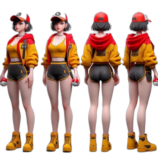 jacket, concept art, 3d render, fantasy art transparent PNG cut-out
