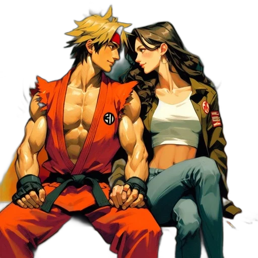 comic book art, concept art, pixel art, anime transparent PNG cut-out