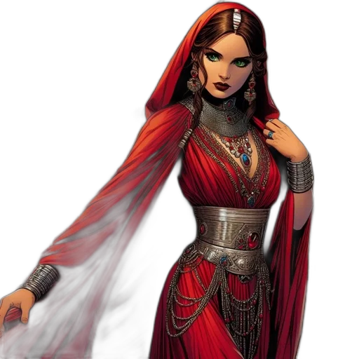 fantasy art, concept art, comic book art, 3d render transparent PNG cut-out