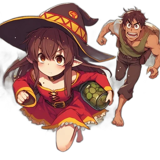 weapon, staff, hat, dragon transparent PNG cut-out
