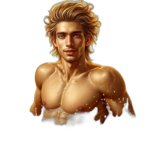 hair, fantasy art, photorealistic, concept art transparent PNG cut-out