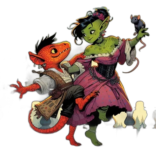 dragon, mask, staff, concept art transparent PNG cut-out