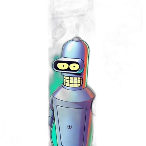 robot, staff, bottle, weapon transparent PNG cut-out