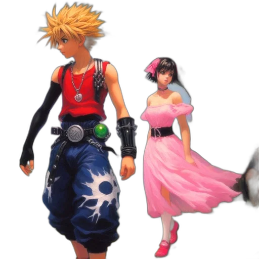 dress, concept art, 3d render, anime transparent PNG cut-out