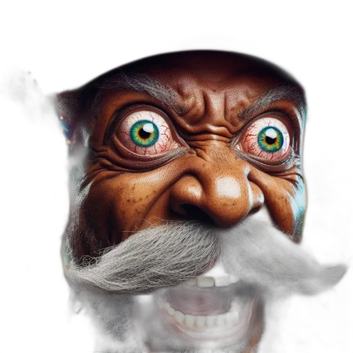 face, mask, staff, photorealistic transparent PNG cut-out