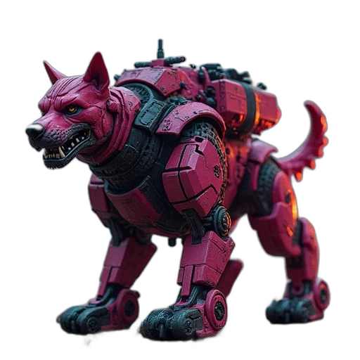 animal, creature, dragon, robot transparent PNG cut-out