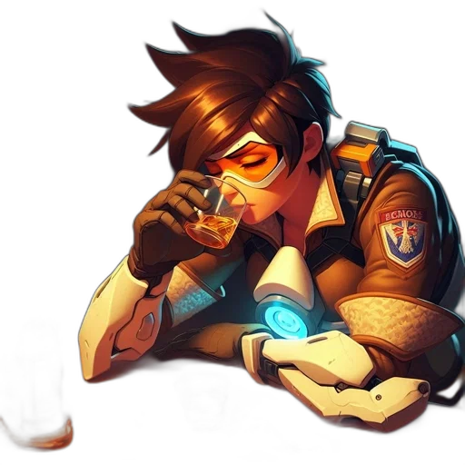 bottle, robot, concept art, cyberpunk transparent PNG cut-out