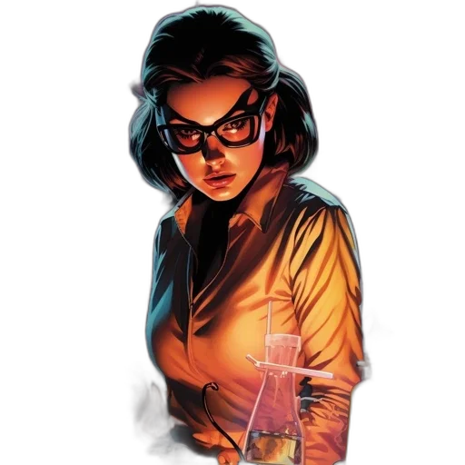 staff, jacket, comic book art, concept art transparent PNG cut-out