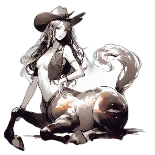 hat, dragon, creature, staff transparent PNG cut-out