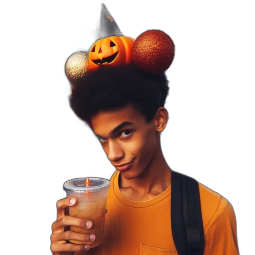hat, face, mask, staff transparent PNG cut-out