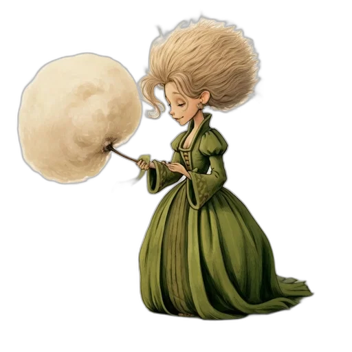 staff, dress, concept art, fantasy art transparent PNG cut-out