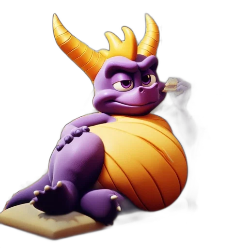 dragon, crown, animal, creature transparent PNG cut-out