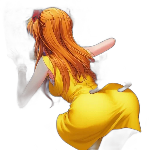 dress, staff, face, concept art transparent PNG cut-out