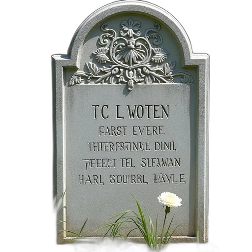 grave, marker, author, woten transparent PNG cut-out