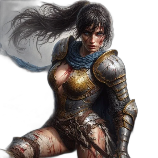 sword, fantasy art, concept art, comic book art transparent PNG cut-out