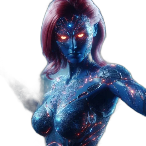 jewelry, fantasy art, concept art, cyberpunk transparent PNG cut-out