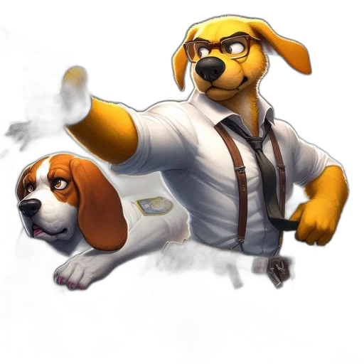staff, animal, concept art, photorealistic transparent PNG cut-out