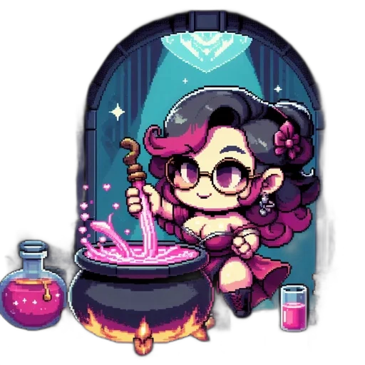 staff, pixel art, concept art, fantasy art transparent PNG cut-out