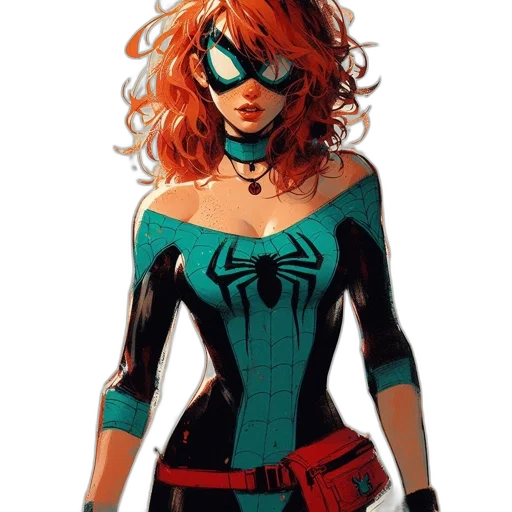 comic book art, concept art, fantasy art, cartoon transparent PNG cut-out