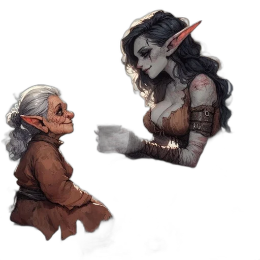 concept art, fantasy art, pixel art, comic book art transparent PNG cut-out