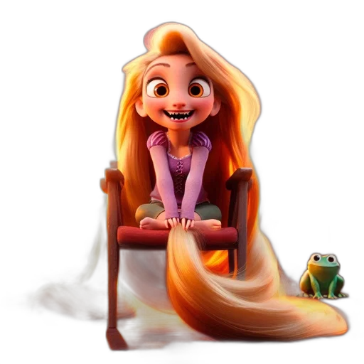 concept art, fantasy art, 3d render, cartoon transparent PNG cut-out