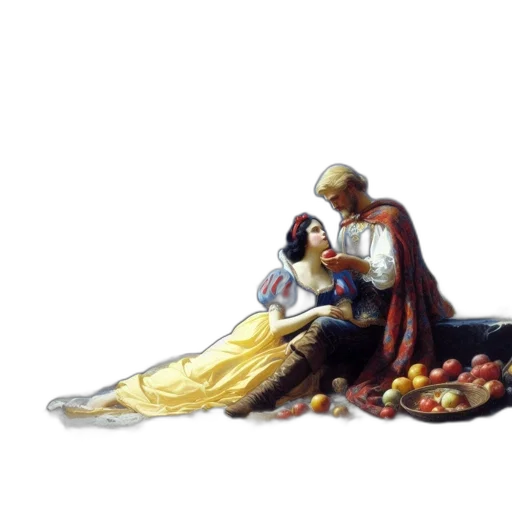 crown, food, jewelry, oil painting transparent PNG cut-out
