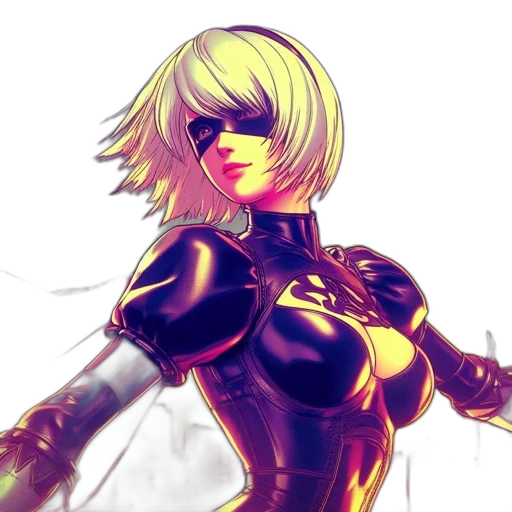 robot, weapon, jacket, comic book art transparent PNG cut-out