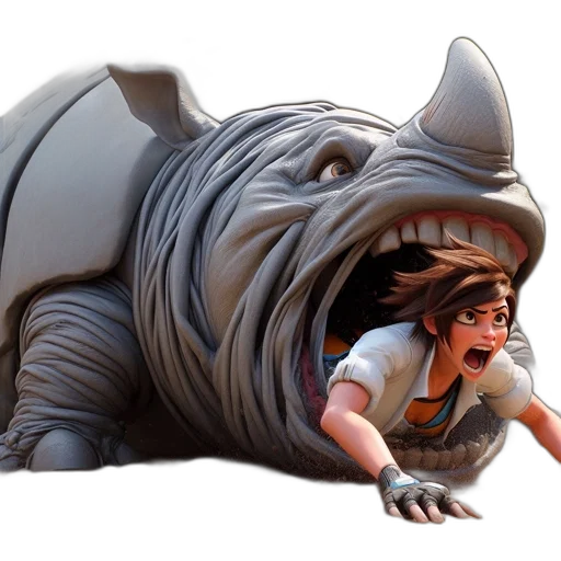 creature, animal, dragon, concept art transparent PNG cut-out