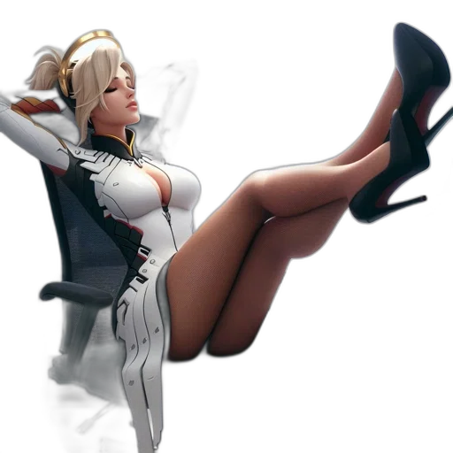 robot, staff, weapon, dress transparent PNG cut-out