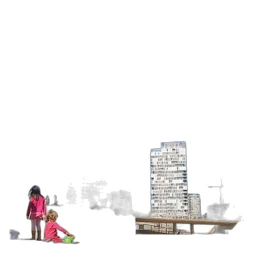 building, furniture, concept art, 3d render transparent PNG cut-out