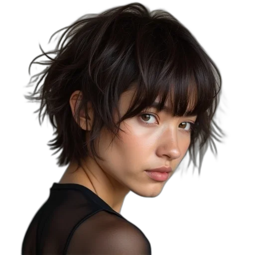 hair, face, jewelry, hat transparent PNG cut-out