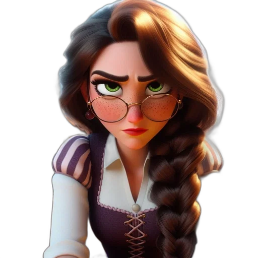 staff, face, dress, fantasy art transparent PNG cut-out