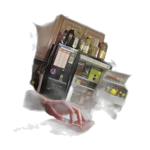 bottle, food, staff, robot transparent PNG cut-out