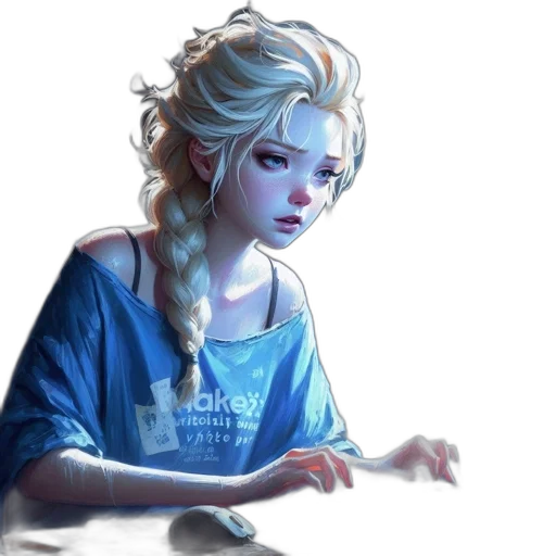 face, staff, dress, dragon transparent PNG cut-out