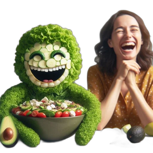 food, creature, concept art, animated transparent PNG cut-out