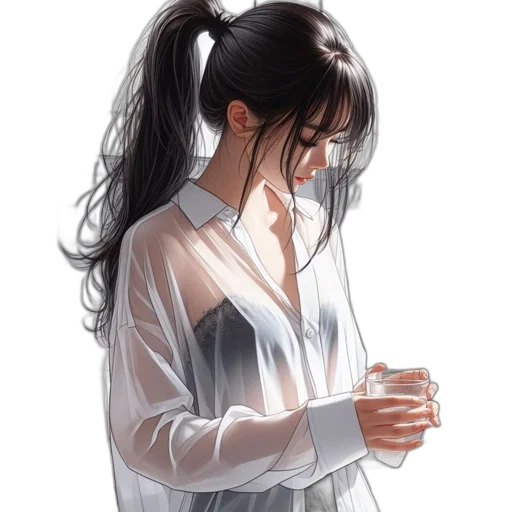 dress, face, staff, mask transparent PNG cut-out