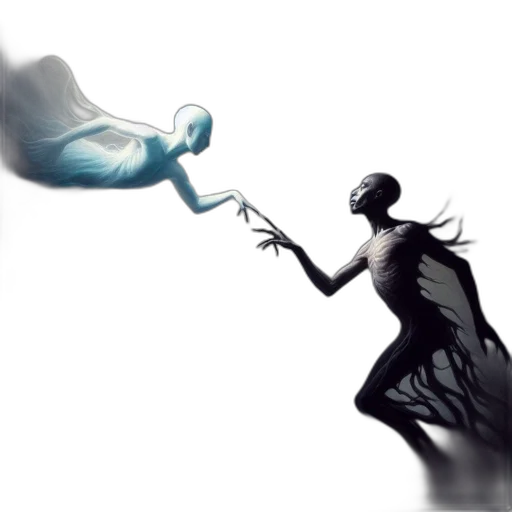 creature, mask, staff, concept art transparent PNG cut-out
