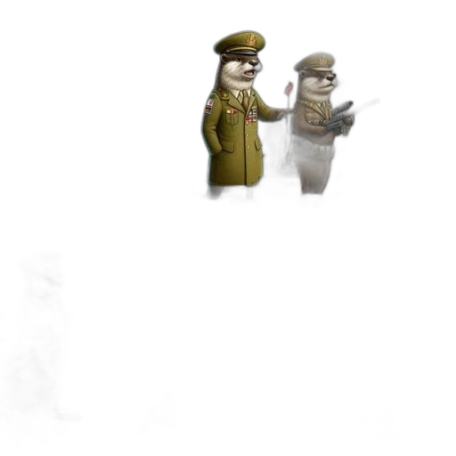 staff, weapon, hat, robot transparent PNG cut-out