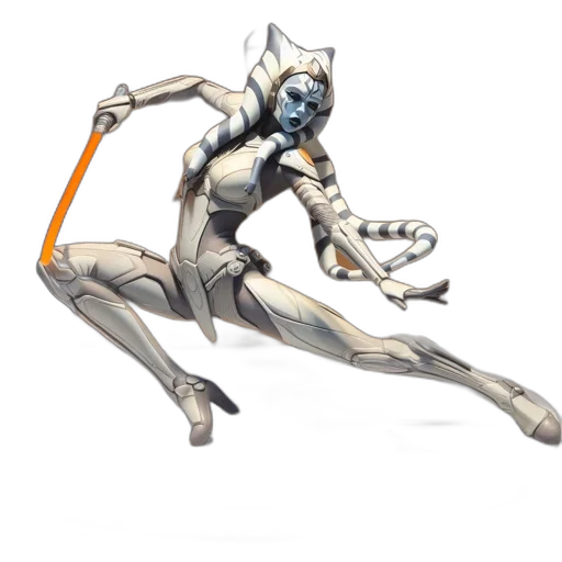 staff, robot, weapon, creature transparent PNG cut-out